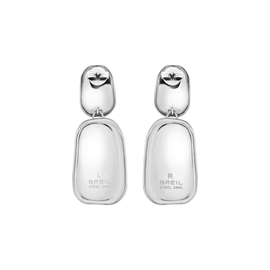 Breil pendant earrings sculpture steel tj3812