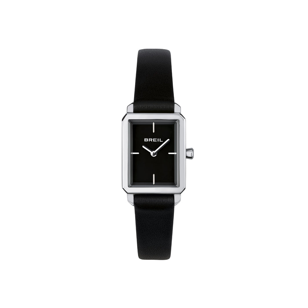 Breil Clock Carré 20x24 мм черная кварцевая сталь Tw2025