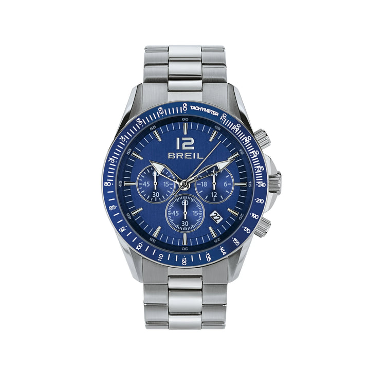 Breil Watch Tyler Chrono 43 -мм синий кварцевый сталь Tw2058