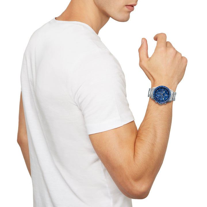 Breil Watch Tyler Chrono 43 -мм синий кварцевый сталь Tw2058