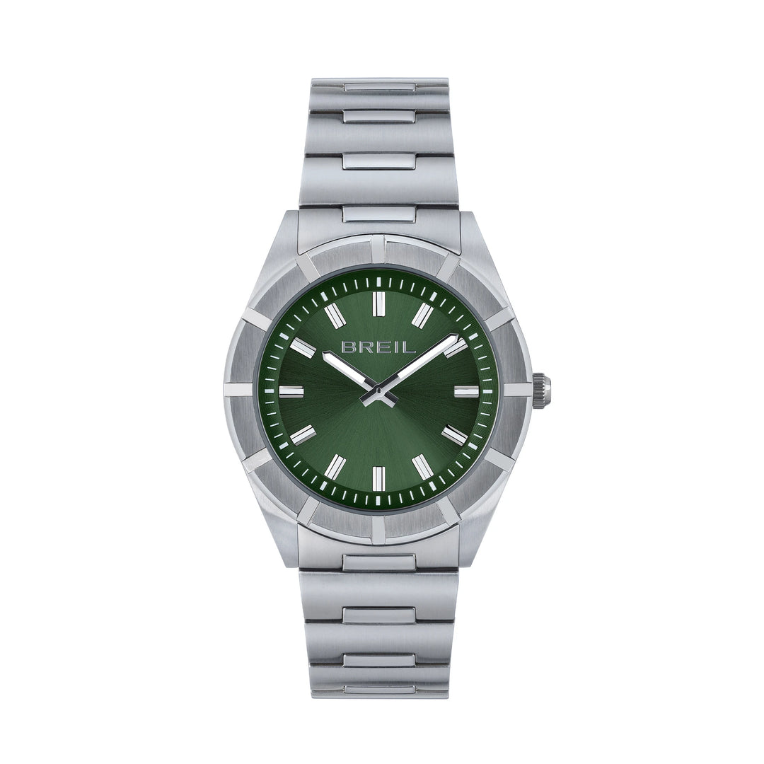 Breil Watch B 12 H 38 мм зеленый кварцевый сталь Tw2075