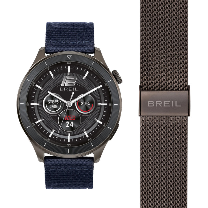 Breil Smartwatch watch BC-1 46.5mm steel IP Gun TW2092 Finish