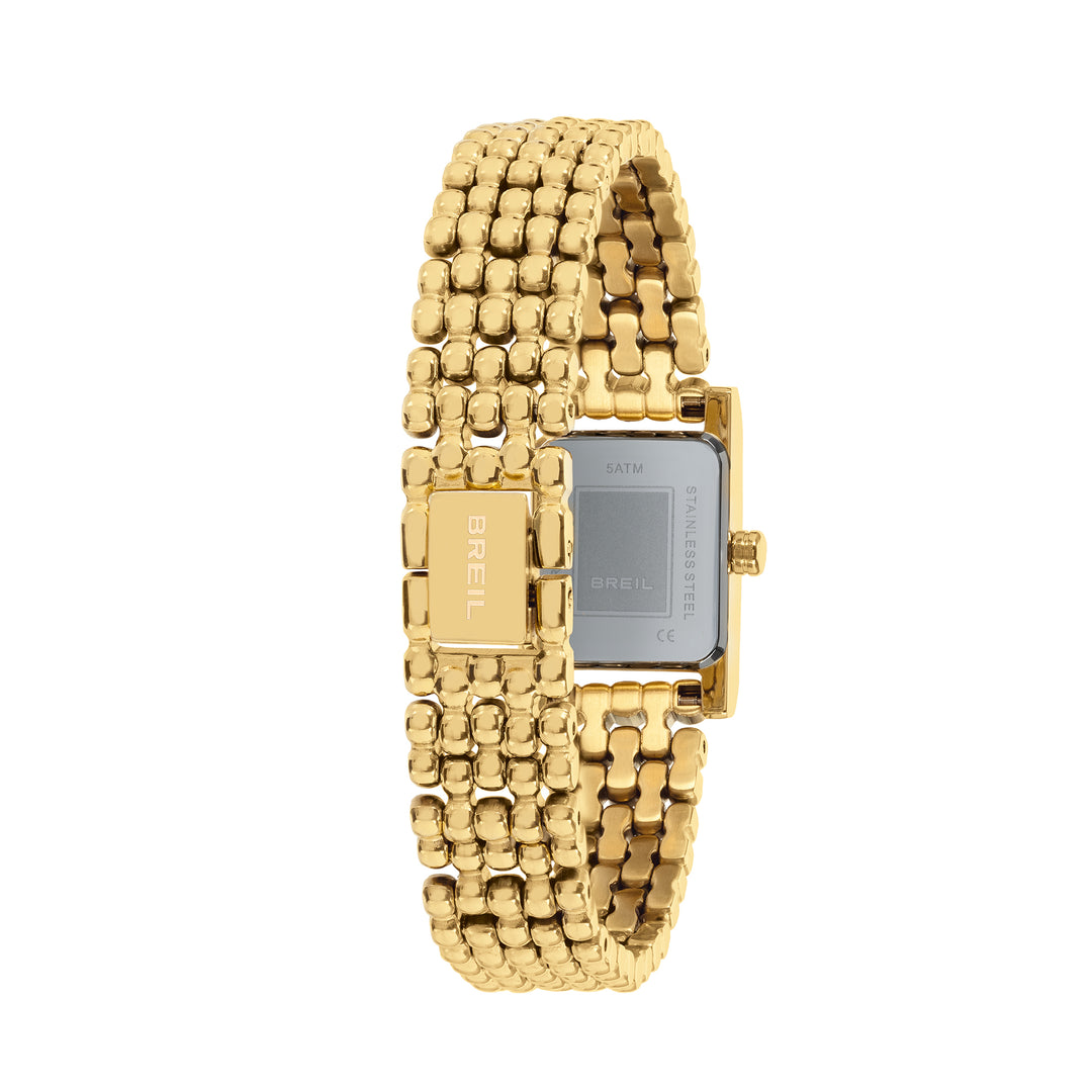 Breil Watch Decure 16x25 мм кварцевая стальная Pvd Gold Tw2105