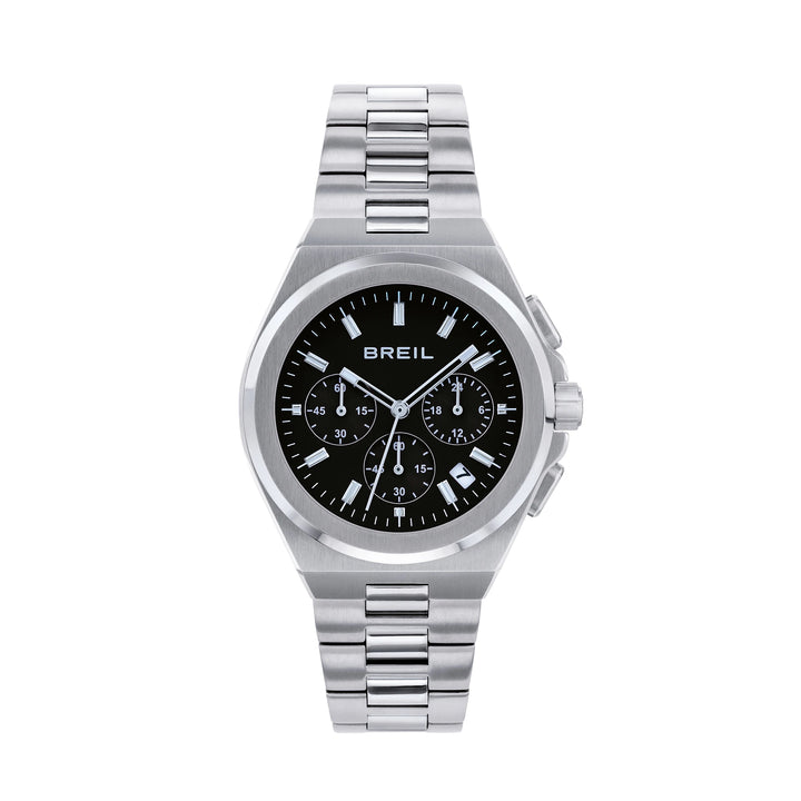 Breil Apex Chrono 40 -мм часы Black Quartz Steel Tw2111