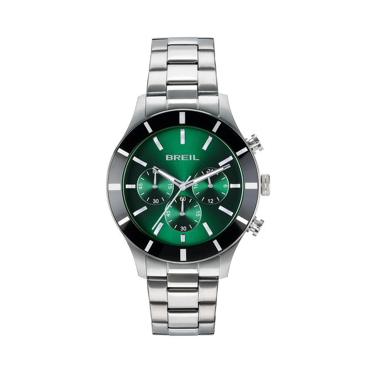Breil Clock Remixer Chrono 42 мм зеленый кварц сталь TW2115