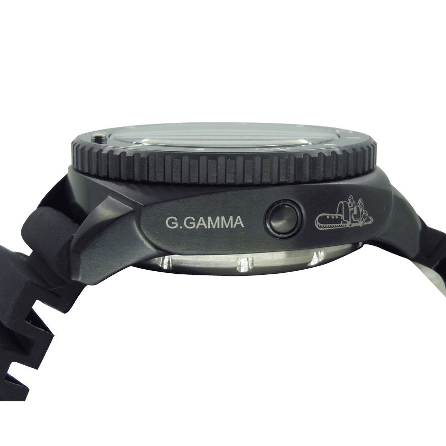 Mec Gamma Gamma 1000MT A.N.A.I.M. 46-мм черная автоматическая стальная отделка Pvd Black Gam 1000-PN