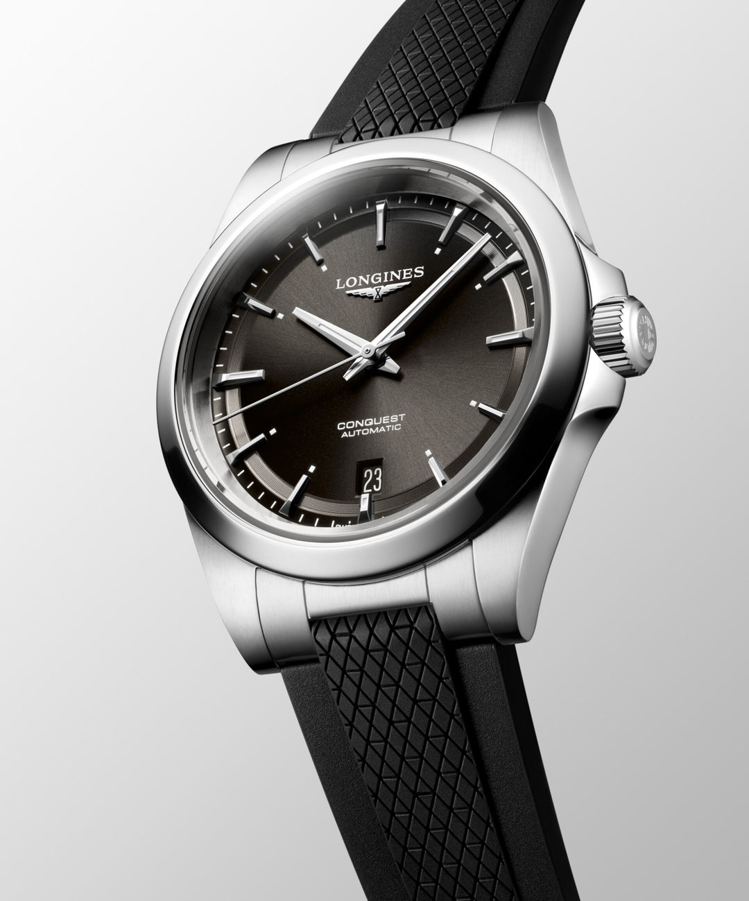 LONGINES CONQUEST 38MM WATCH Automatic Black Steel L3.720.4.52.9