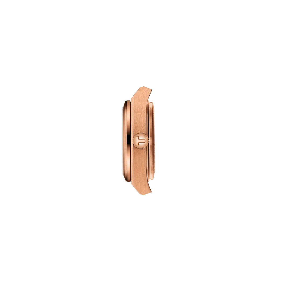 Tissot watch prx 25mm pink gold diamonds quartz steel finish pvd gold pink t137.010.33.506.00