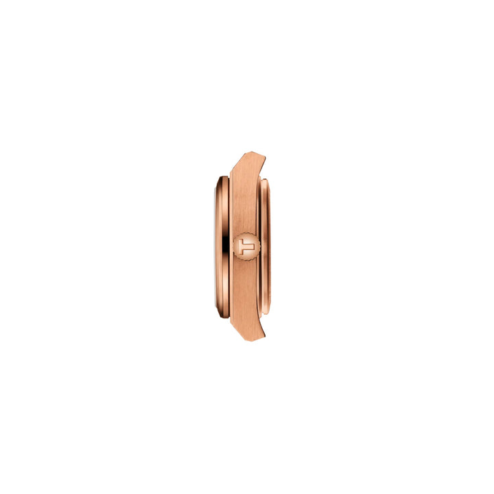Tissot watch prx 25mm pink gold diamonds quartz steel finish pvd gold pink t137.010.33.506.00