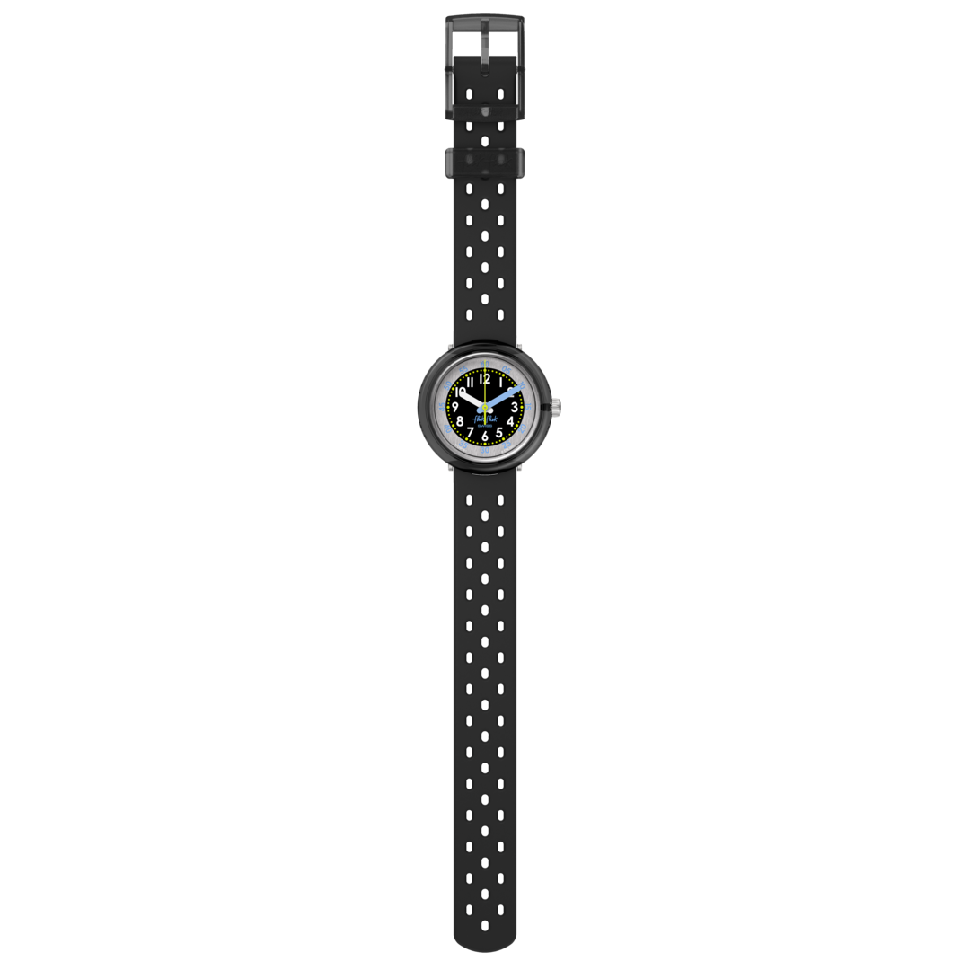 Flik flak fizz watch в черных часах Bubby 32mm fcnp001