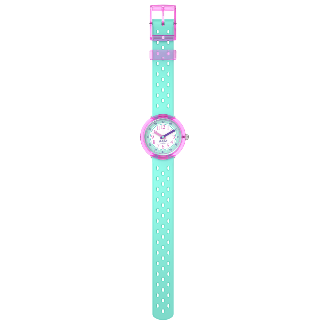 Flik Flak Fizz Watch в мяте Bubby Wrates 32mm fcnp003