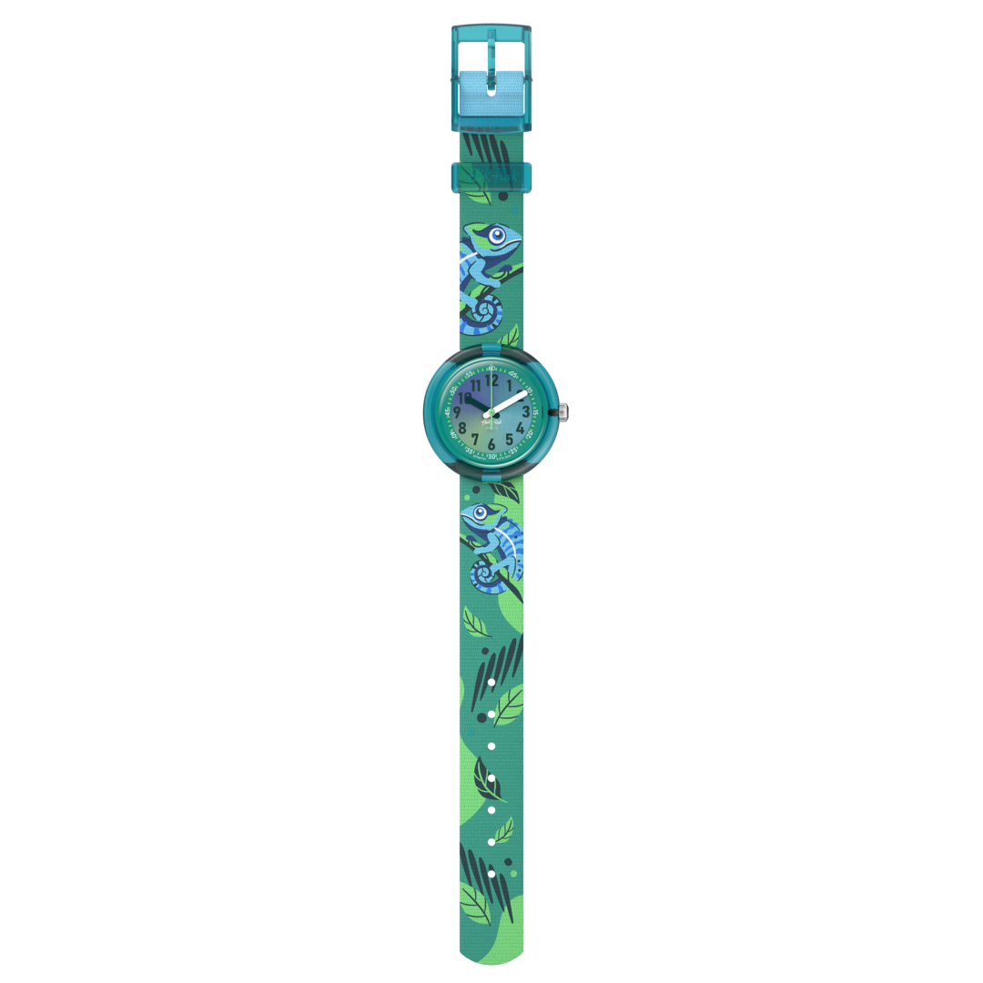 Flik Flak Camo Friends Friends Fur-Ever 32mm FPNP161 watch