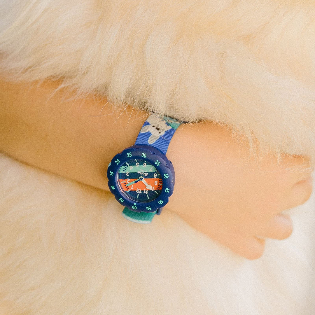 Flik Flak Skating Frenchie Fur-Ever 34mm FPSP075 watch