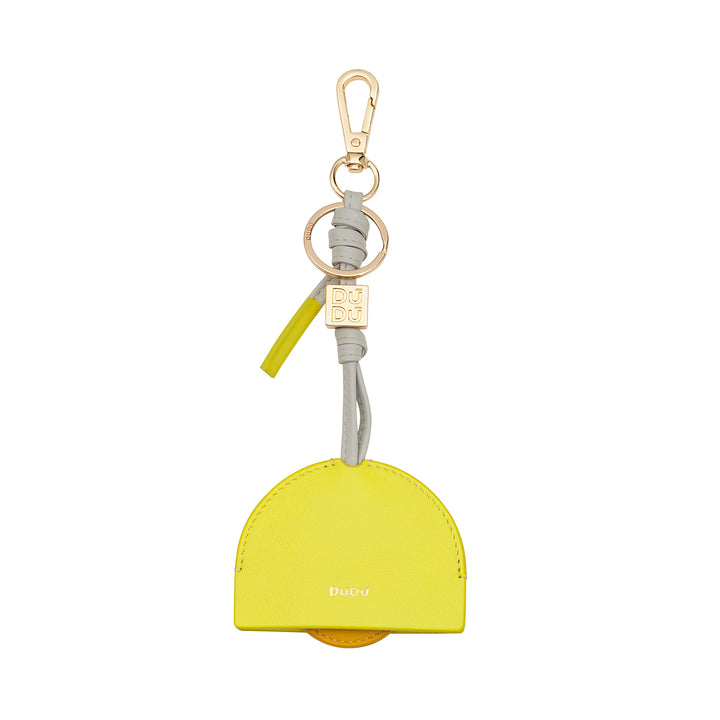Dudu Key Ring для кожаного Airtag, Apple Air Tag Case, ноутбук, с карабинером