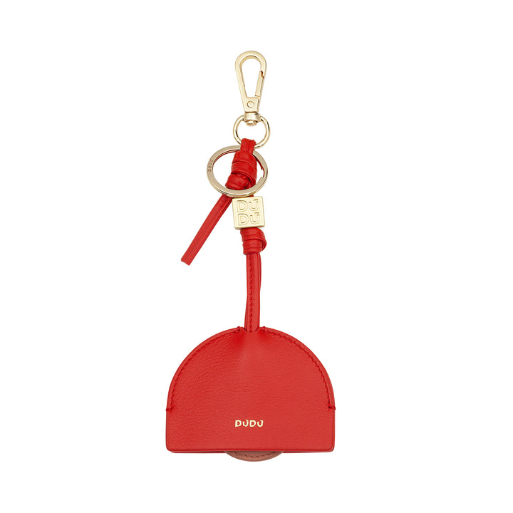 Dudu Key Ring для кожаного Airtag, Apple Air Tag Case, ноутбук, с карабинером