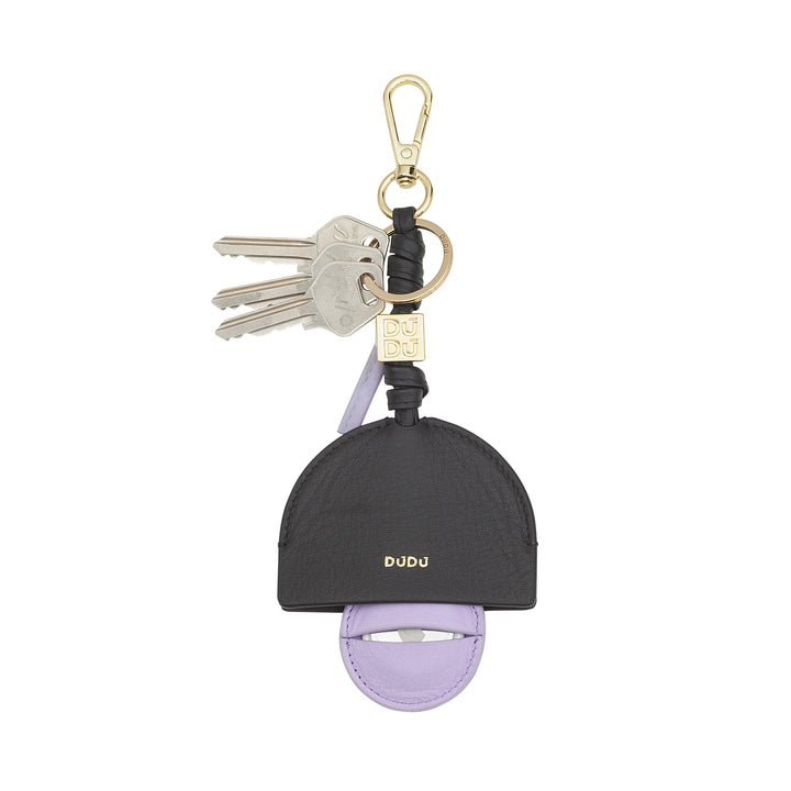 Dudu Key Ring для кожаного Airtag, Apple Air Tag Case, ноутбук, с карабинером