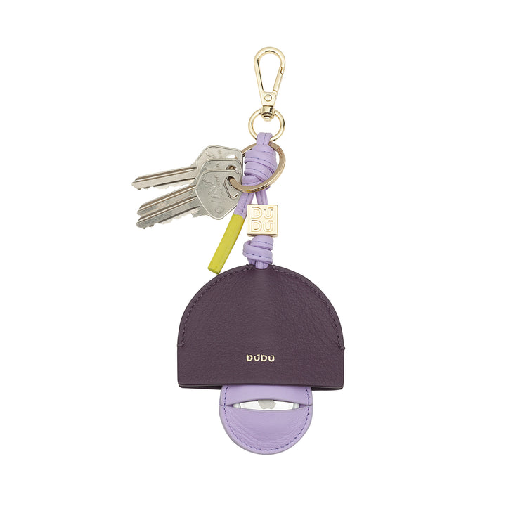 Dudu Key Ring для кожаного Airtag, Apple Air Tag Case, ноутбук, с карабинером