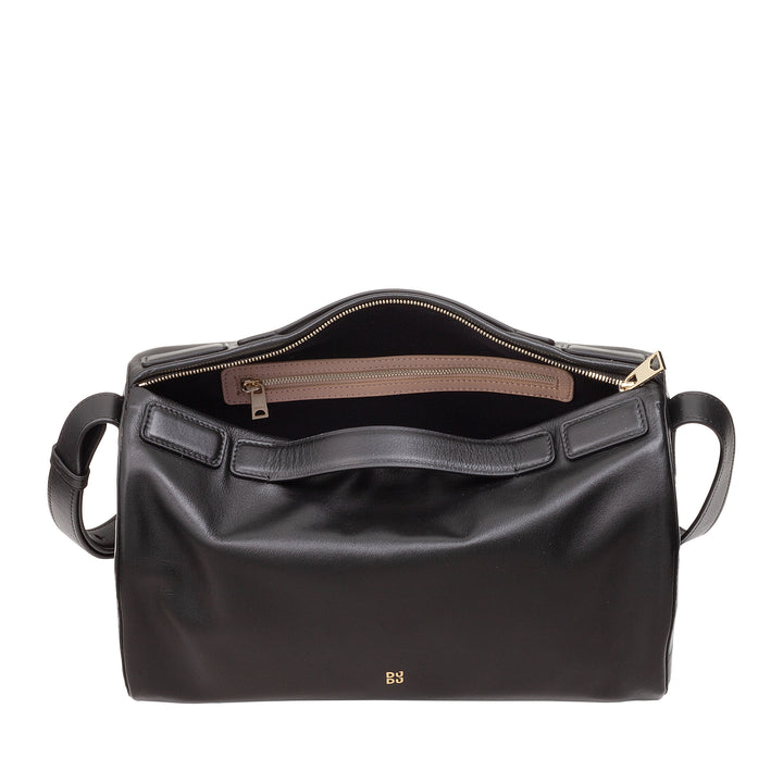 DUDU Bag Bag with leather shoulder strap - Elegant, large and spacious bag with adjustable shoulder strap for every occasion