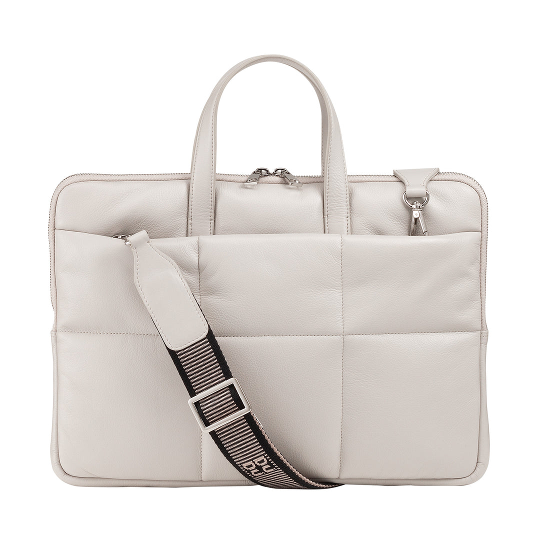 Dudu Bag PC Woman 14 -Icint PC Woman с мягким стеганым кожаным наплечником, ноутбуком MacBook ноутбук ноутбук до 14 ”, элегантная сумка для рукава