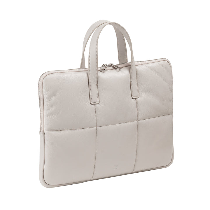 Dudu Bag PC Woman 14 -Icint PC Woman с мягким стеганым кожаным наплечником, ноутбуком MacBook ноутбук ноутбук до 14 ”, элегантная сумка для рукава