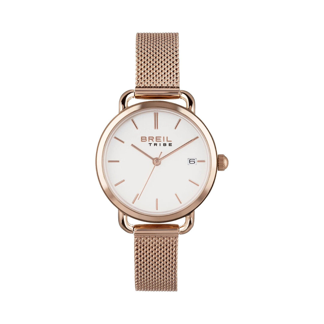 Breil orologio Eliza 32mm bianco quarzo acciaio finitura IP rose gold EW0503 - Capodagli 1937