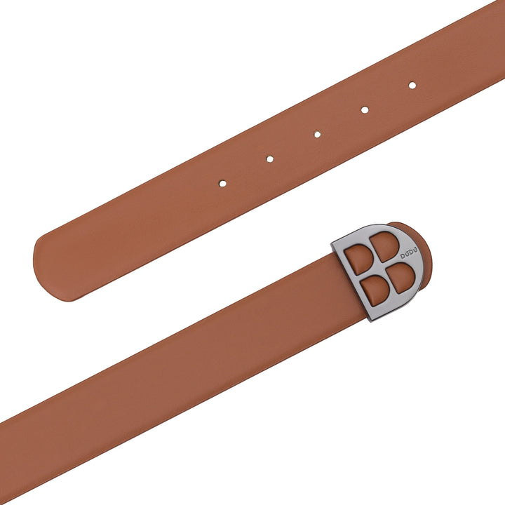 Dudu belt reversible in real two -tone skin, made in Italy, Double Face, H 35mm, with personalized buckle