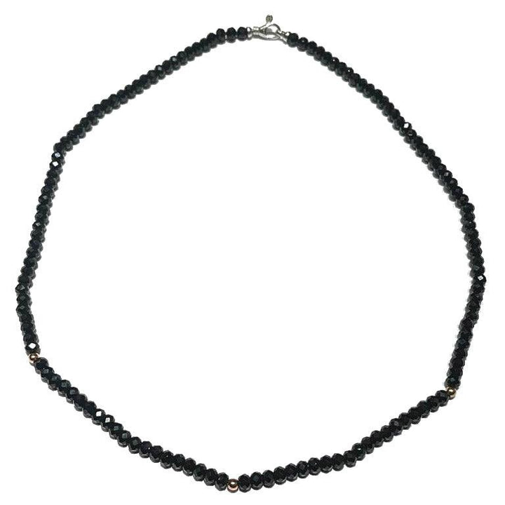 Comete girocollo argento 925 spinello nero UGL 739 - Capodagli 1937