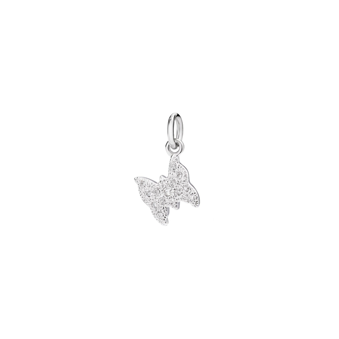 Dodo charm ciondolo Farfalla oro bianco 18kt diamanti DMB6006BUTTSDB0OB - Capodagli 1937