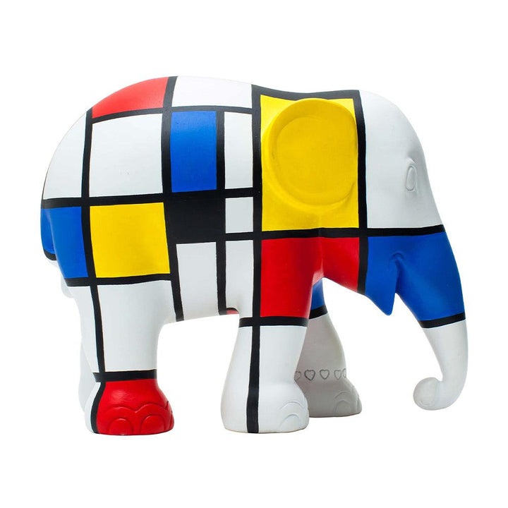 Elephant Parade elefante Hommage to Mondriaan 10cm HOMMAGE TO MONDRIAAN 10 - Capodagli 1937