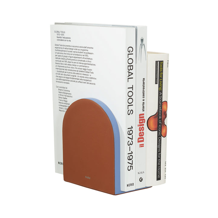 DUDU FAMILIBRI DEGORATIVE OF DESIGN, REGGILIBRI coated in real colorful leather, for home shelves and office desk