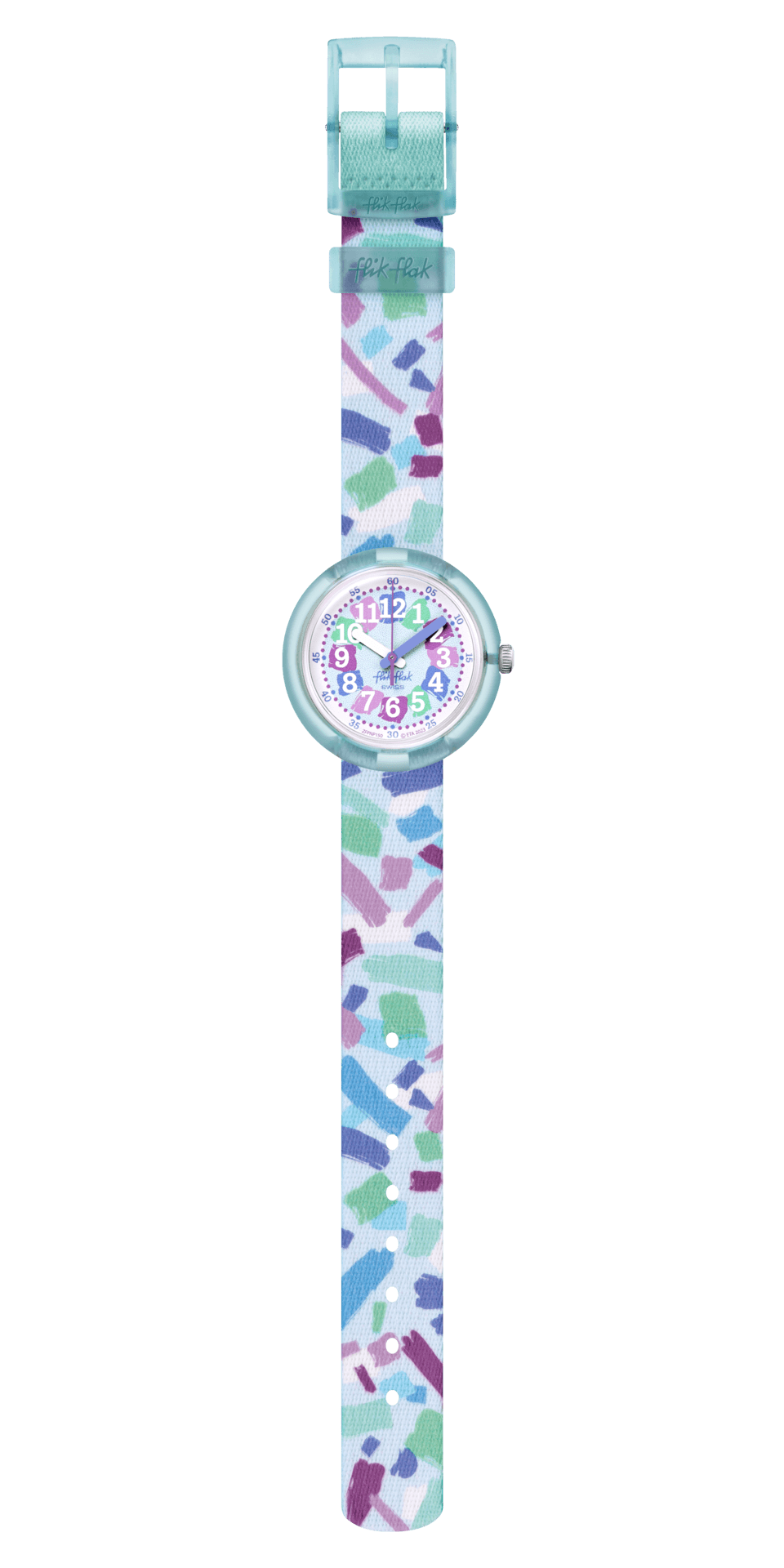 Flik Flak orologio CONFETTI CHAOS Organized Chaos 32mm FPNP150 - Capodagli 1937