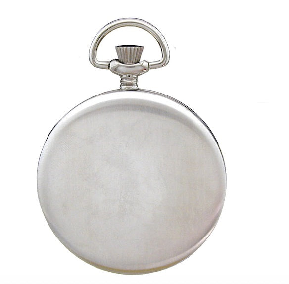 Pryngps Pocket Watch 50 мм белая ручная зарядка стальная сталь T087