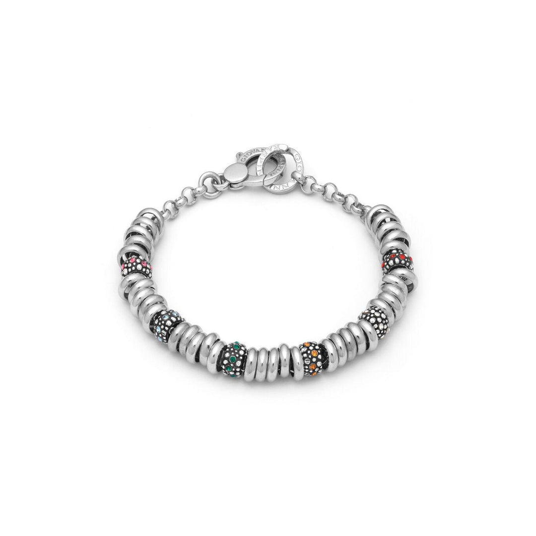 Giovanni Raspini bracciale Beads Crystal Color argento 925 11983 - Capodagli 1937