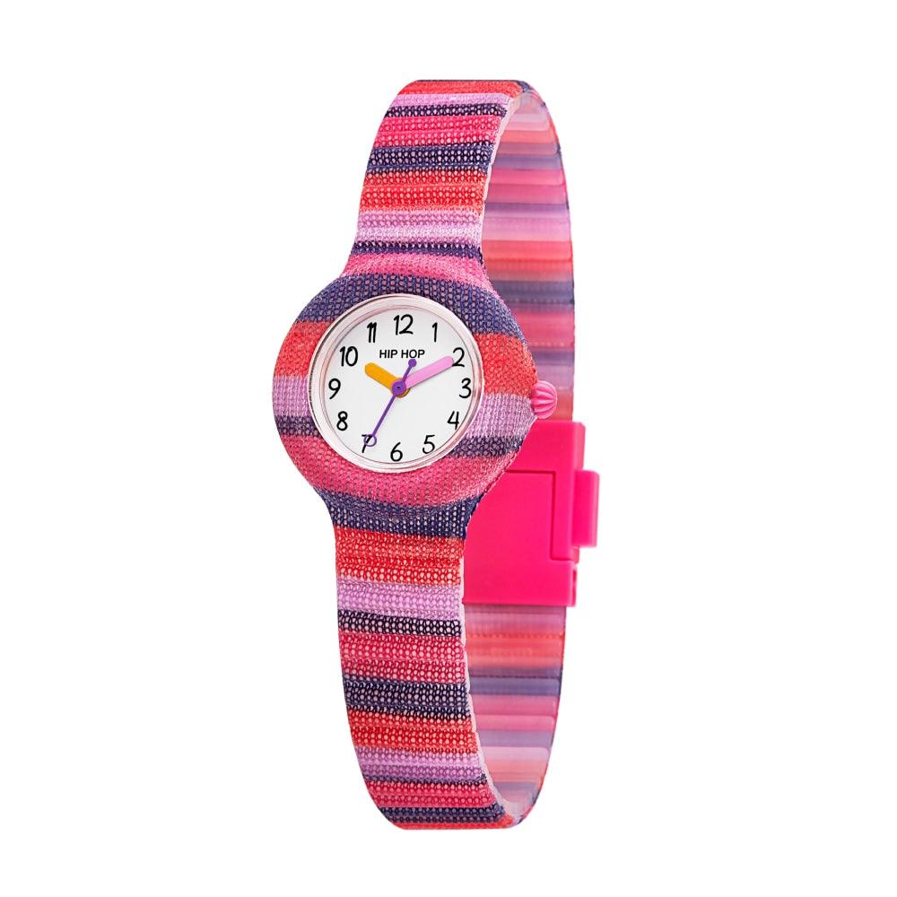 Hip Hop orologio PINK STRIPES La Methode collection 28mm HWU1184 - Capodagli 1937