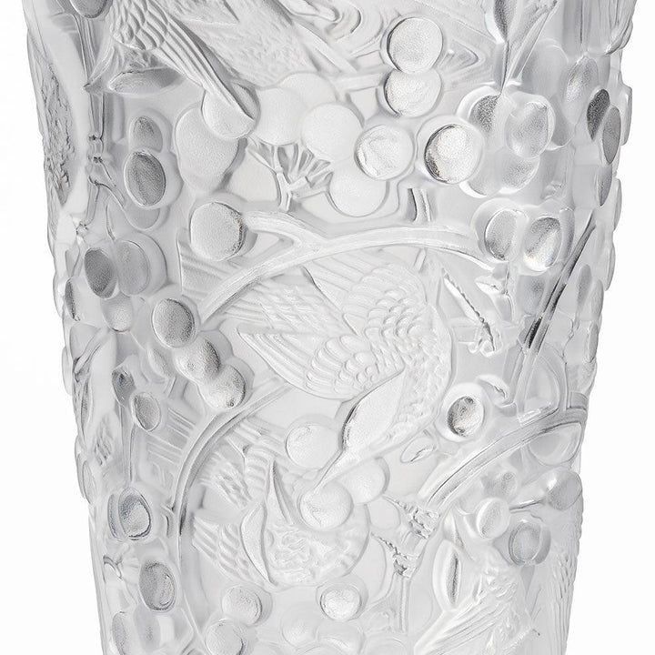 Lalique vaso Merles Et Raisins Moyen Modèle cristallo 10732100 - Capodagli 1937