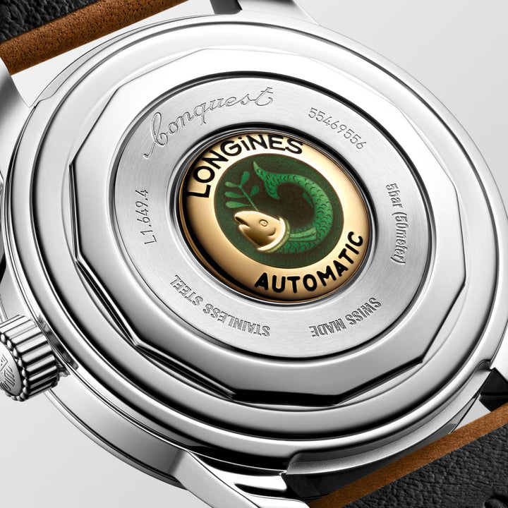 Longines orologio Conquest Heritage 38mm argento automatico acciaio L1.649.4.72.2 - Capodagli 1937