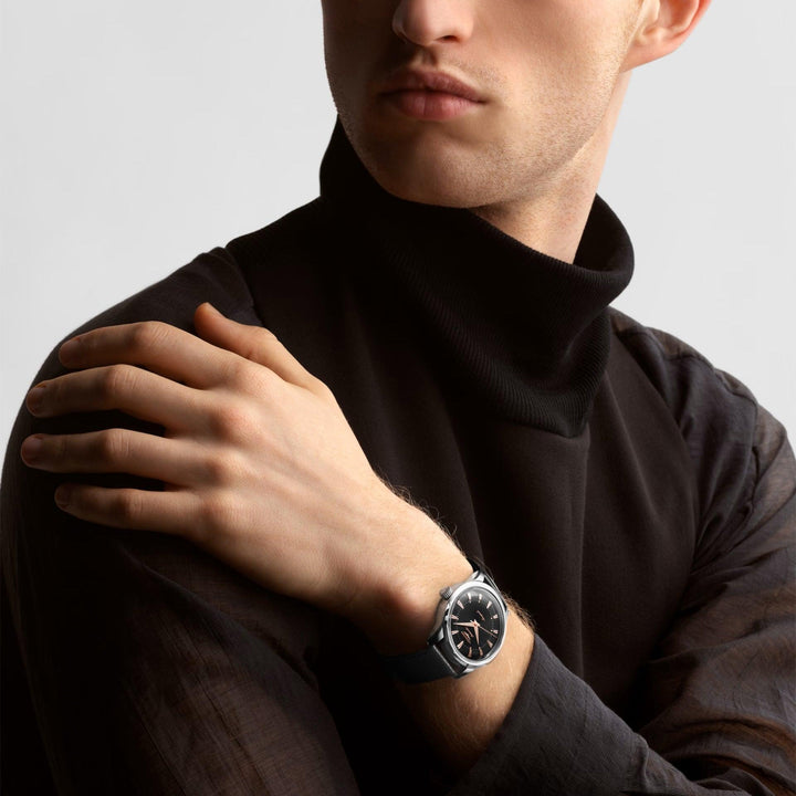 Longines orologio Conquest Heritage 38mm nero automatico acciaio L1.649.4.52.2 - Capodagli 1937