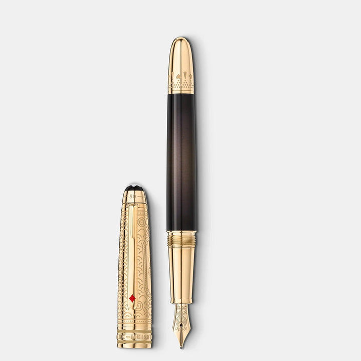 Montblanc penna stilografica Doué Classique Meisterstück Around the World in 80 Days punta M 128471 - Capodagli 1937