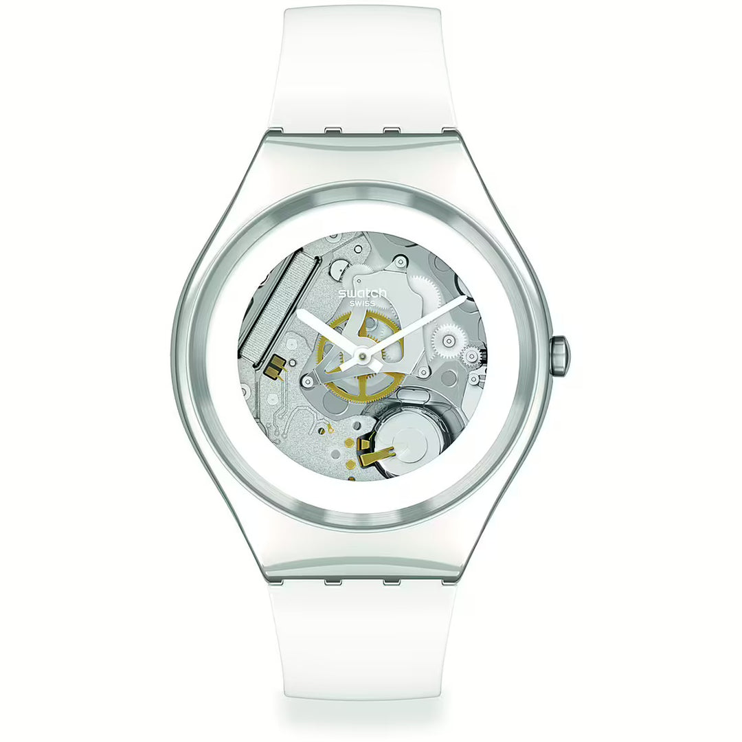 Swatch Pure White Irony Originals Skin Irony 38mm syxs138