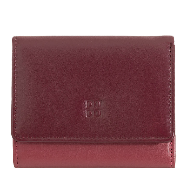 Dudu Women Small in RFID Women's Leather с Accamone Clic Clac Compact 6 Card Card Card