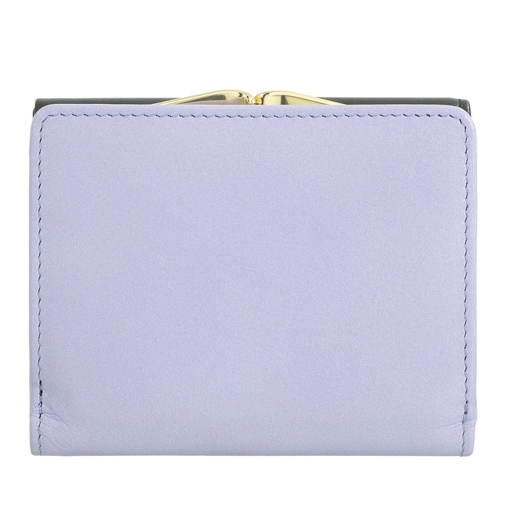 Dudu Women Small in RFID Women's Leather с Accamone Clic Clac Compact 6 Card Card Card