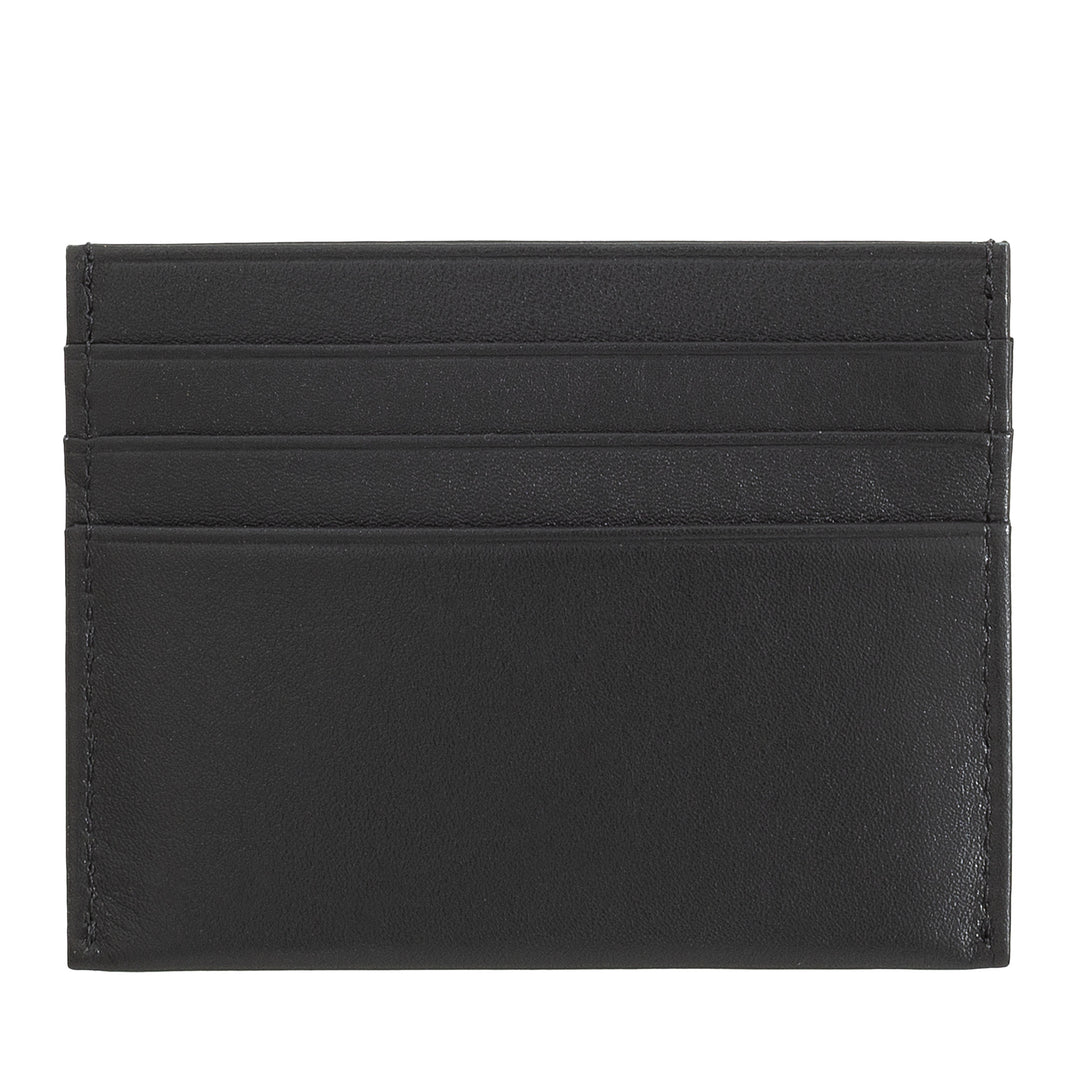 Nuvola Leather Cards Cards Men Men Men Thin Bocket -Sized в мягкой коже наппа с 6 карманами Tessere