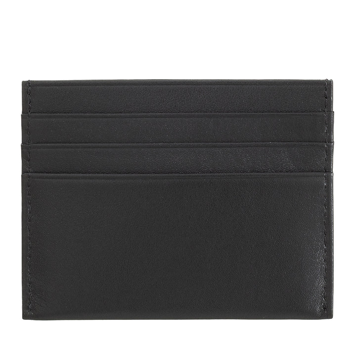 Nuvola Leather Cards Cards Men Men Men Thin Bocket -Sized в мягкой коже наппа с 6 карманами Tessere
