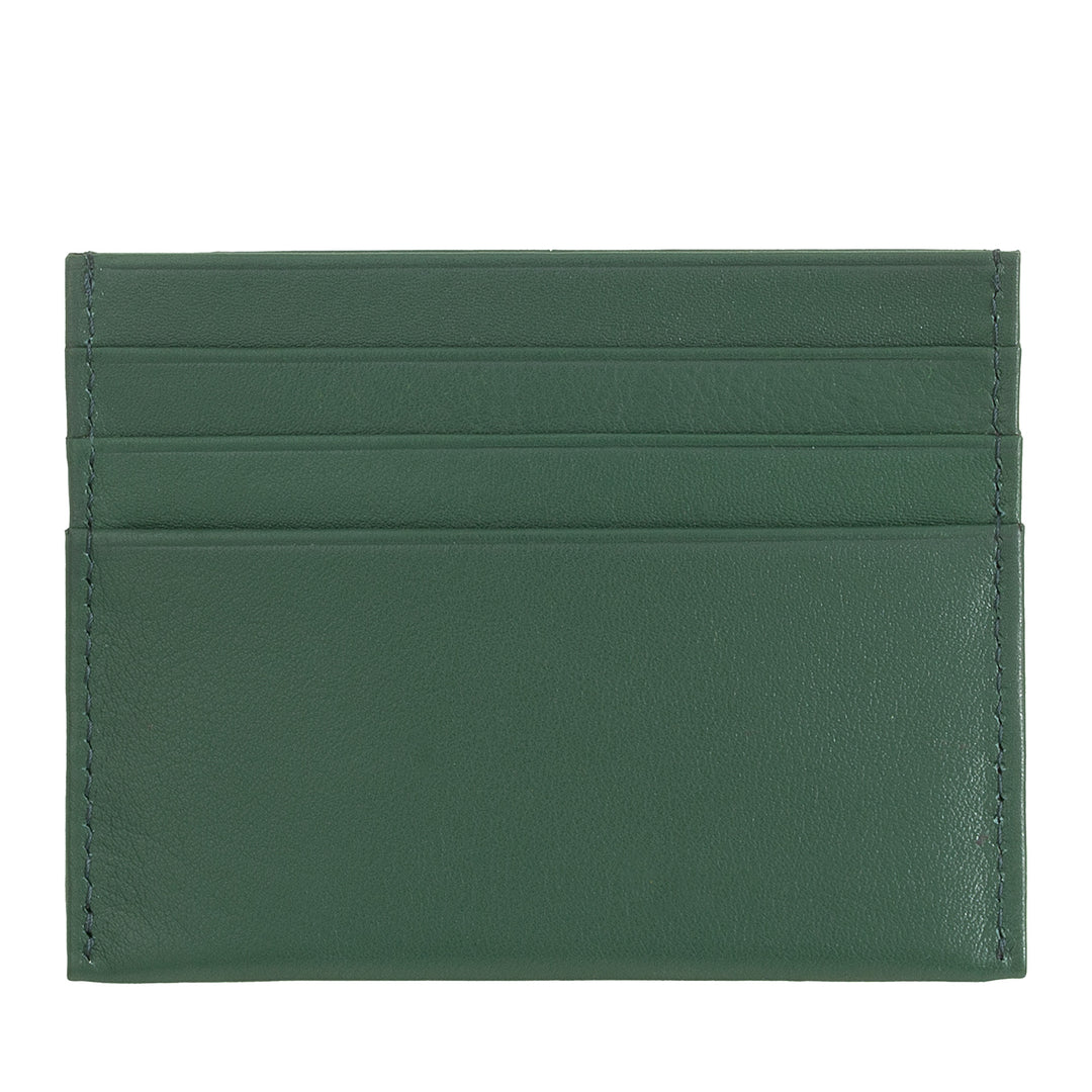 Nuvola Leather Cards Cards Men Men Men Thin Bocket -Sized в мягкой коже наппа с 6 карманами Tessere