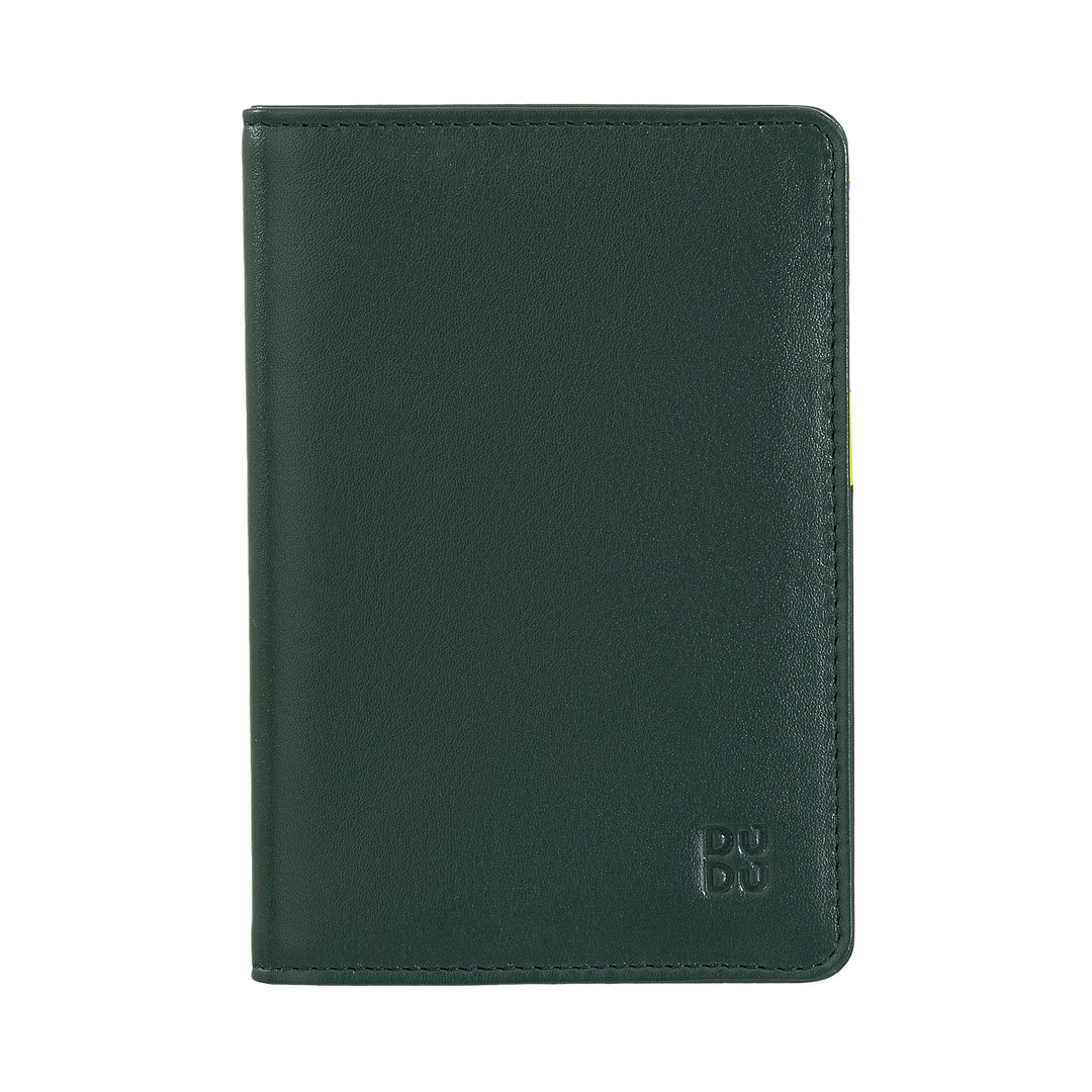 DUDU Multicolor RFID Passport Holder and Credit Cards