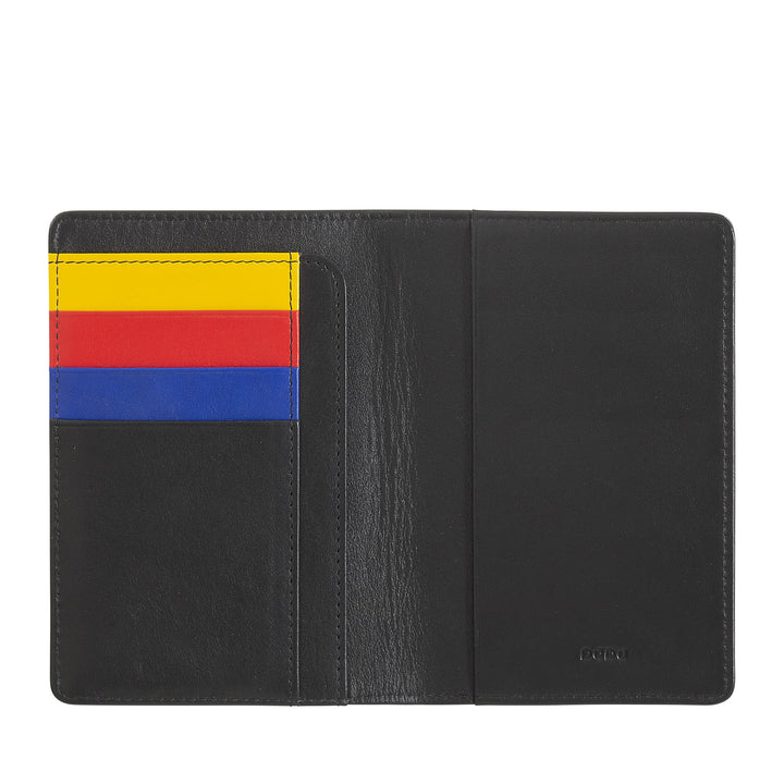 DUDU Multicolor RFID Passport Holder and Credit Cards