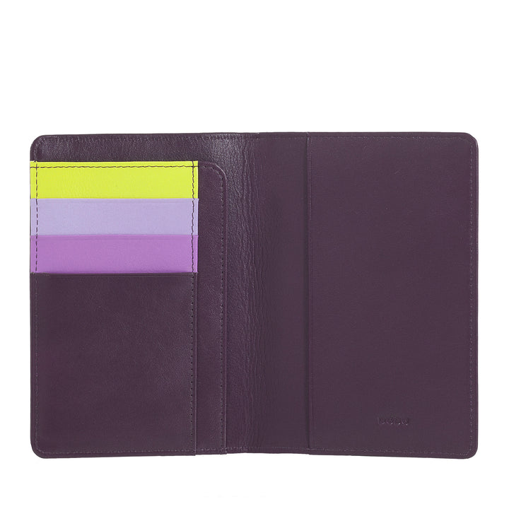 DUDU Multicolor RFID Passport Holder and Credit Cards