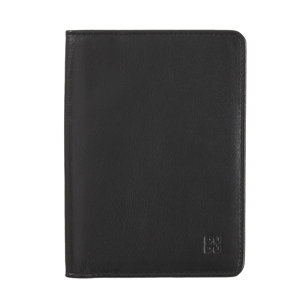 DUDU Case Porta Passport in Travel Leather with RFID protection and credit card holder