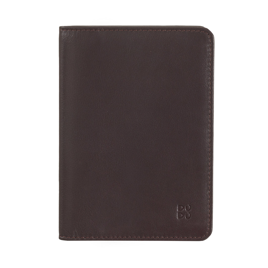 Dudu Case Porta Passport в Travel Leather с защитой RFID и держателем кредитной карты