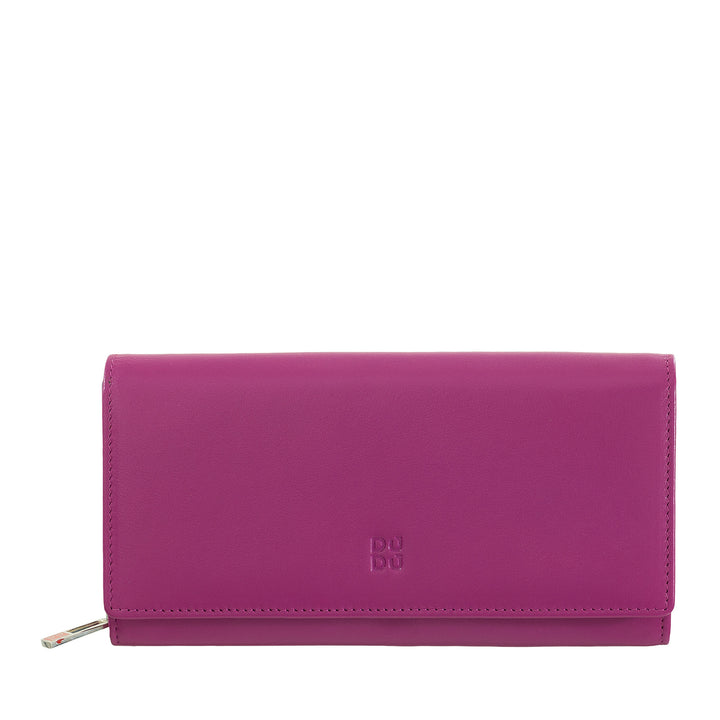 DUDU WOMEN'S WOMEN'S LEATHER RFID DESIGN LONG LONG WITH ZIP CARD ZIP HOODS AND CLOSURE BROOK